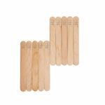 6" wooden spatula wax sticks for smooth full-body and facial waxing